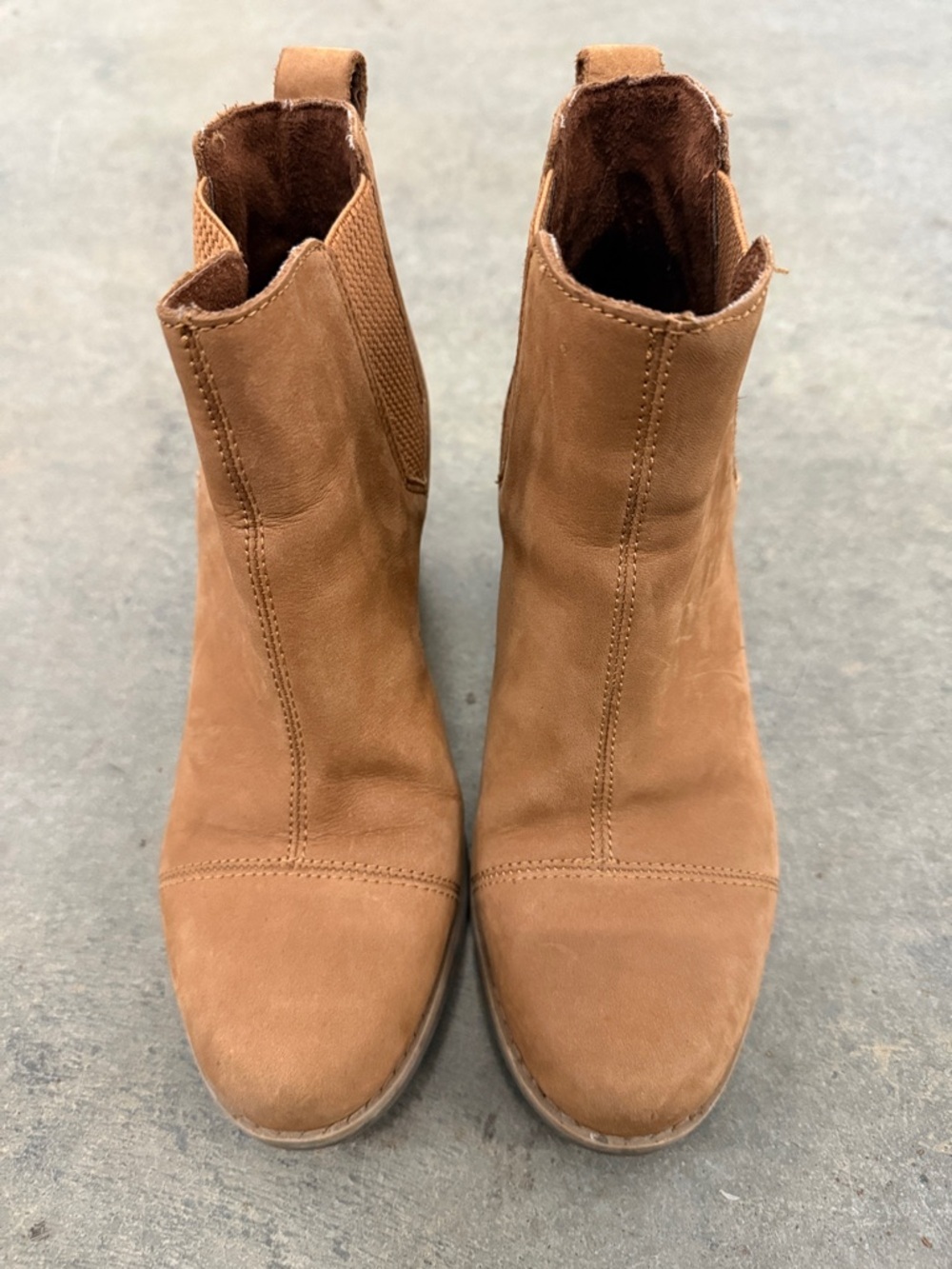 Toms Chestnut Chelsea Ankle Boots